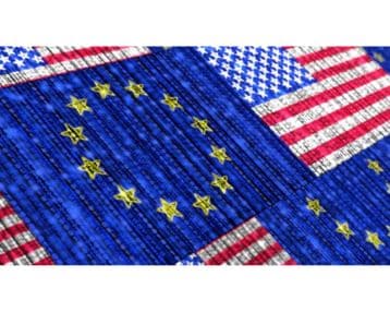 Illustration usa europe rgpd data privacy framework