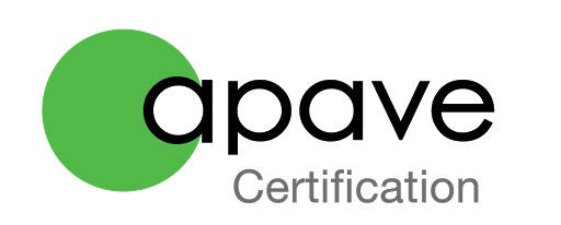 Logo de certification au RGPD APAVE, conforme CNIL