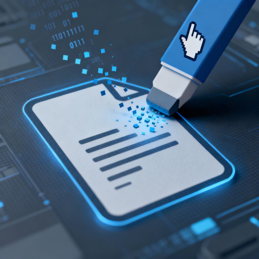 Schéma article 17 du RGPD : droit à l'effacement